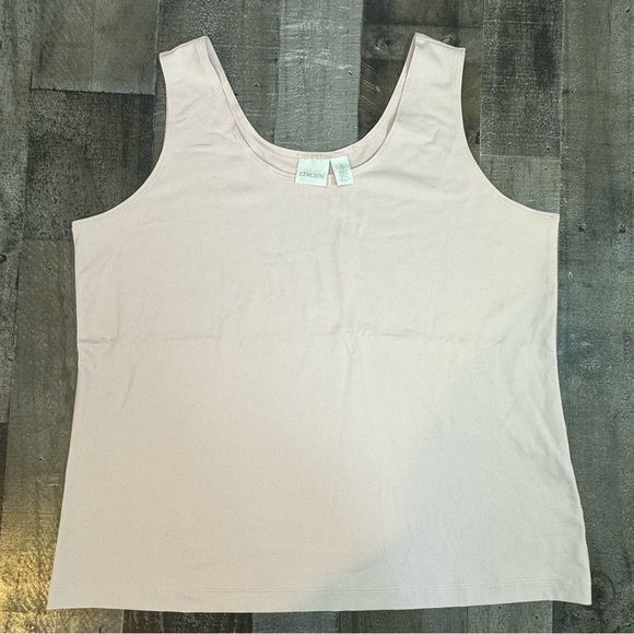 Chico’s Blush Pink Tank Top size 3 - XL - Picture 3 of 8